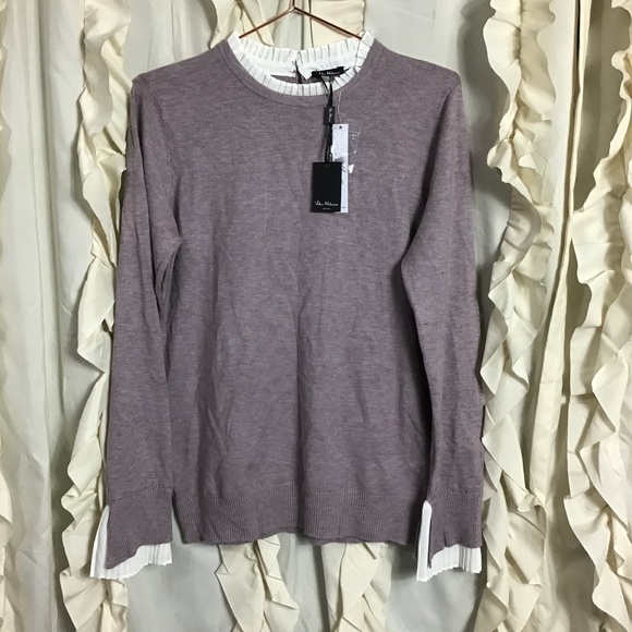 Vila Milano Sweaters - NWT Vila Milano Wool Blend Cuffed Sweater